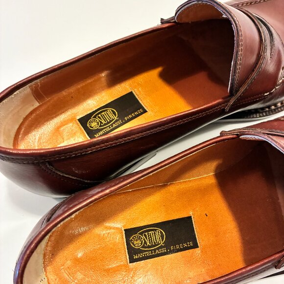 Rare Sutor Mantellassi Norvegese (Goiser) Penny Loafers Size 10 – Handmade Italy main image 9